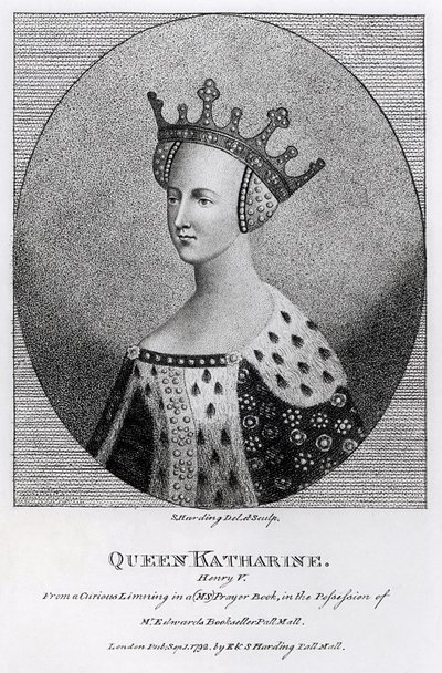Queen Katherine (1401-37) published in 1792 by English School